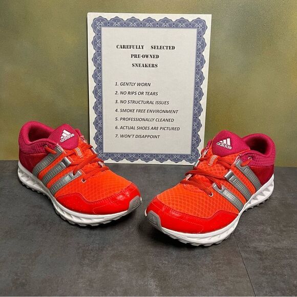 adidas Energy Boost Women's Red Running Shoes Size 6M - Picture 2 of 12